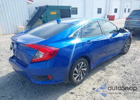 2018 Honda Civic Ex from USA, damaged, VIN 2HGFC2F76JH566261